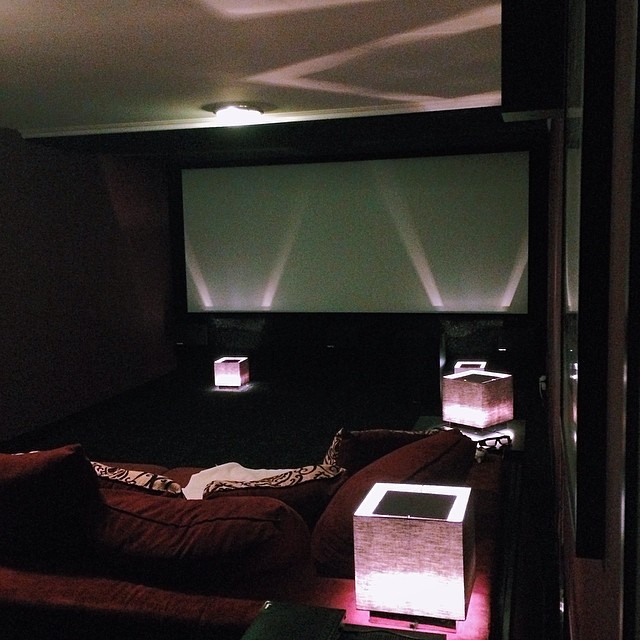 Many people asked me which technical equipment is needed for such a #hometheater. I'm using a Sony VPL-HW50 SXRD projector, which produces a very organic and analog look. You can't see any pixels. The screen has an 21:9 aspect ratio (3,23m width x 1,37m height). Sound wise I installed an Onkyo 7.2 THX receiver and a Teufel 7.1 THX speaker system. Probably adding another Teufel THX subwoofer. Please send me your questions if you have any! ;-) #homecinema
