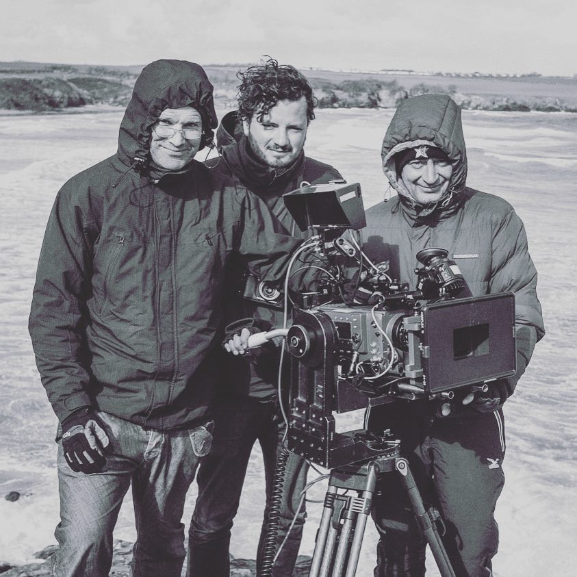 On set with my B-Cam Crew. Operator Sir Knöpfle and 1st AC B-Cam Tobias Linsel. #setlife #featurefilm #arri #alexa #ronford